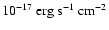 $\rm 10^{-17}~erg~s^{-1}~cm^{-2}$
