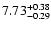 $7.73\rm ^{+0.38}_{-0.29}$