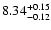 $8.34\rm ^{+0.15}_{-0.12}$