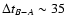 $\Delta t_{B-A} \sim 35$