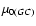 $\mu _{0(GC)}$