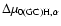 $\Delta \mu _{{\rm0(GC)H},\alpha}$