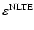 $\varepsilon^{\rm NLTE}$