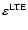 $\varepsilon^{\rm LTE}$