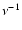$\nu^{-1}$