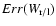 $Err(W_{{\rm r}/{\rm l}})$