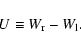 \begin{displaymath}U\equiv W_{\rm r}-W_{\rm l}.
\end{displaymath}