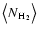 $\left< N_{\ensuremath{\element{H}_2} } \right>$