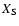 $X_{\element{S}}$