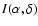 $I(\alpha,\delta)$