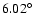 $6.02^{\circ}$