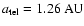 $a_{\rm tel} = 1.26~\textnormal{AU}$
