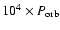 $10^{4} \times P_{\rm orb}$