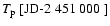 $T_{\rm p}~\textnormal{[JD-2~451~000 ]}$
