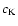 $c_{\rm K}$