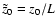 ${\tilde z_0}=z_0/L$