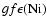 $gf\epsilon({\rm Ni})$