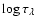 $\log\tau_\lambda$