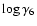 $\log\gamma_6$