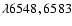 $\lambda6548,6583$