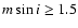 $m \sin i \ge 1.5$