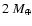 $2~{M}_{\oplus}$