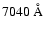 $7040~\AA$