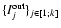 $\{I^{\rm out}_j\}_{j\in[1;k]}$