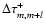 $\Delta \tau_{m,m+l}^+$