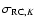 $\sigma_{{\rm RC},K}$