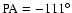 $\rm PA=-111^\circ$
