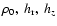 $\rho_0, ~ h_{\rm r}, ~h_z$