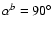 $\alpha ^b=90^\circ $