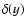 $\delta(y)$