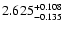 $\rm 2.625_{-0.135}^{+0.108}$