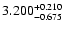 $\rm 3.200_{-0.675}^{+0.210}$