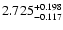 $\rm 2.725_{-0.117}^{+0.198}$