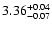 $\rm 3.36_{-0.07}^{+0.04}$