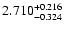 $\rm 2.710_{-0.324}^{+0.216}$