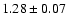 $1.28\pm0.07$