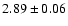 $2.89 \pm 0.06$