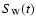 $S_{\rm W}(t)$