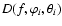 $D(f,\varphi_i,\theta_i)$