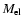 $M_{\rm el}$