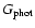 $
G_{\rm phot}$