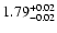$\rm 1.79_{-0.02} ^{+0.02}$