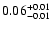 $\rm0.06_{-0.01} ^{+0.01}$