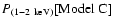 $P_{(1-2~{\rm keV})}[{\rm Model~C}]$