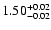 $\rm 1.50_{-0.02}^{+0.02}$
