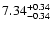 $\rm 7.34_{-0.34} ^{+0.34}$